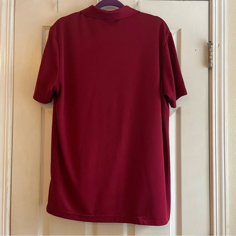 Adidas Large Red Classic Polo Shirt
